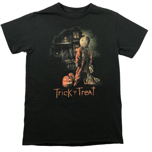 Trick 'r Treat Other - Trick 'r Treat Sam Halloween Movie Graphic T-shirt Black Unisex Size S